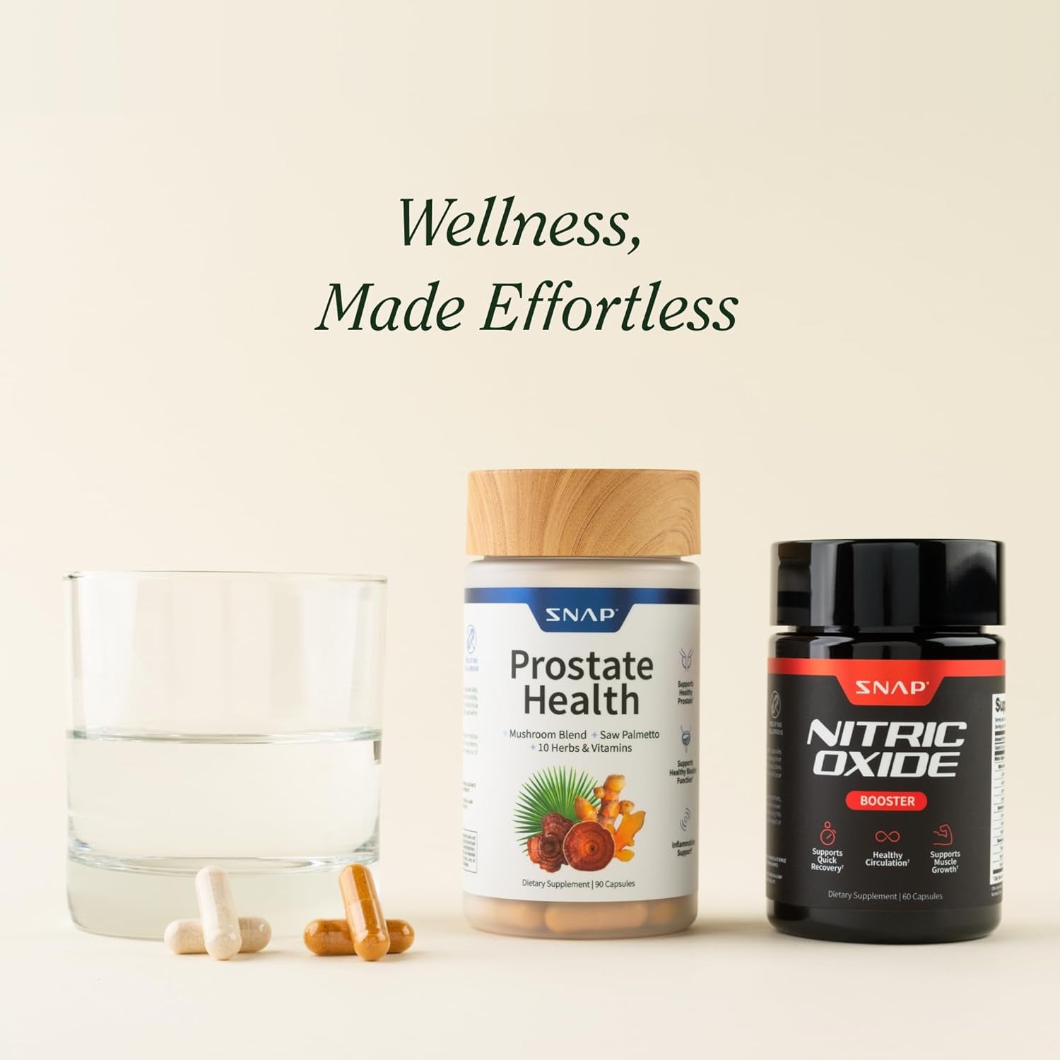 Prostate Health & Nitric Oxide Supplement Bundle for Men